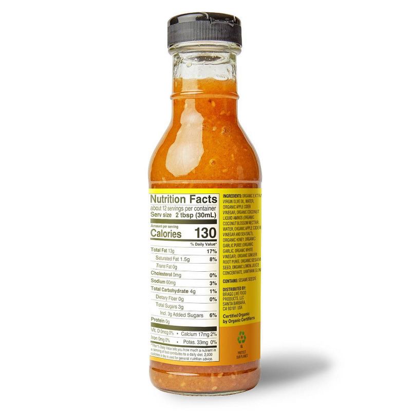 Bragg Ginger & Sesame Salad Dressing - 12fl oz