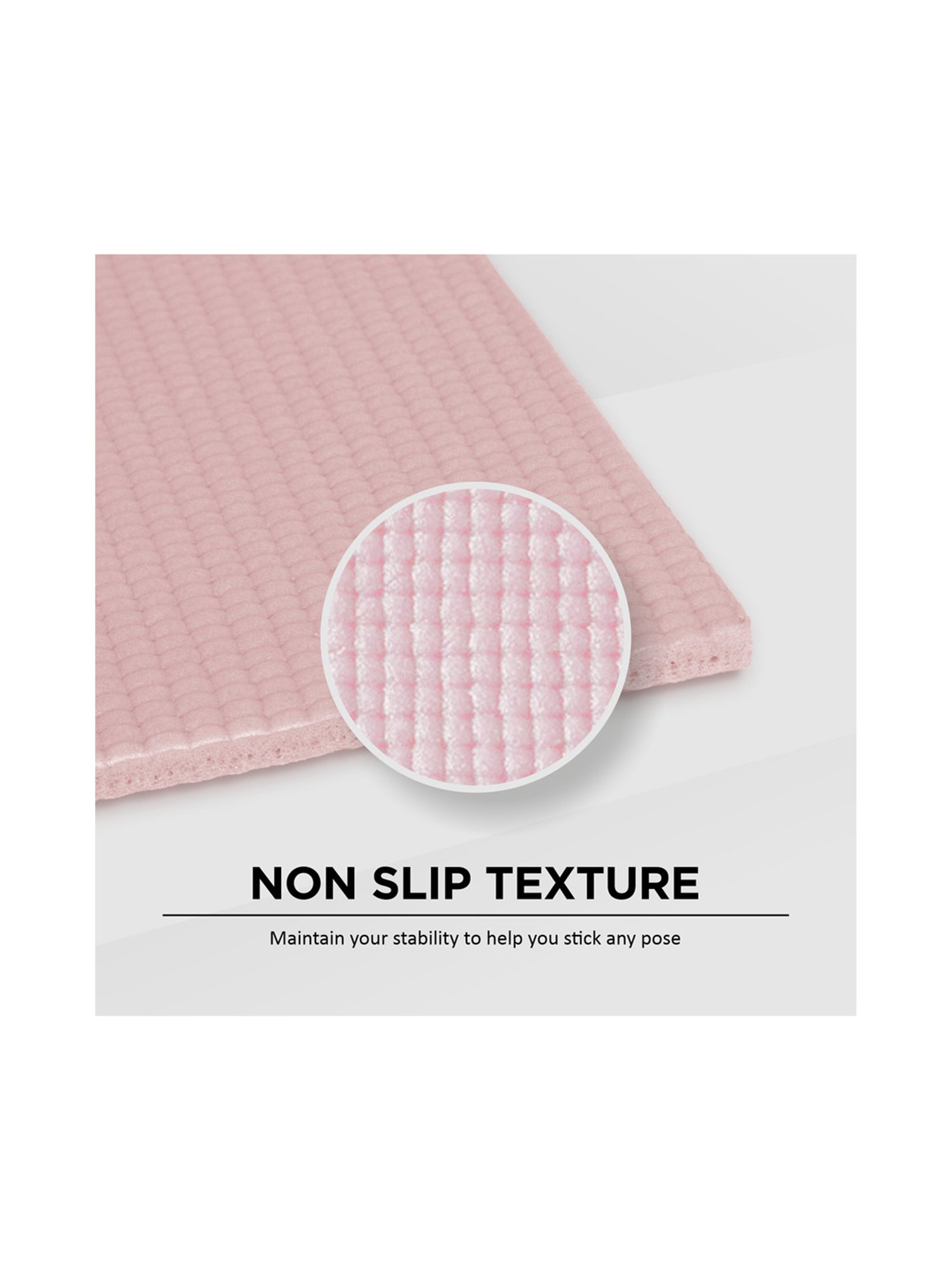 Vector X Non-Toxic Phthalate Free Yoga Matt (Pink) Size - 6MM