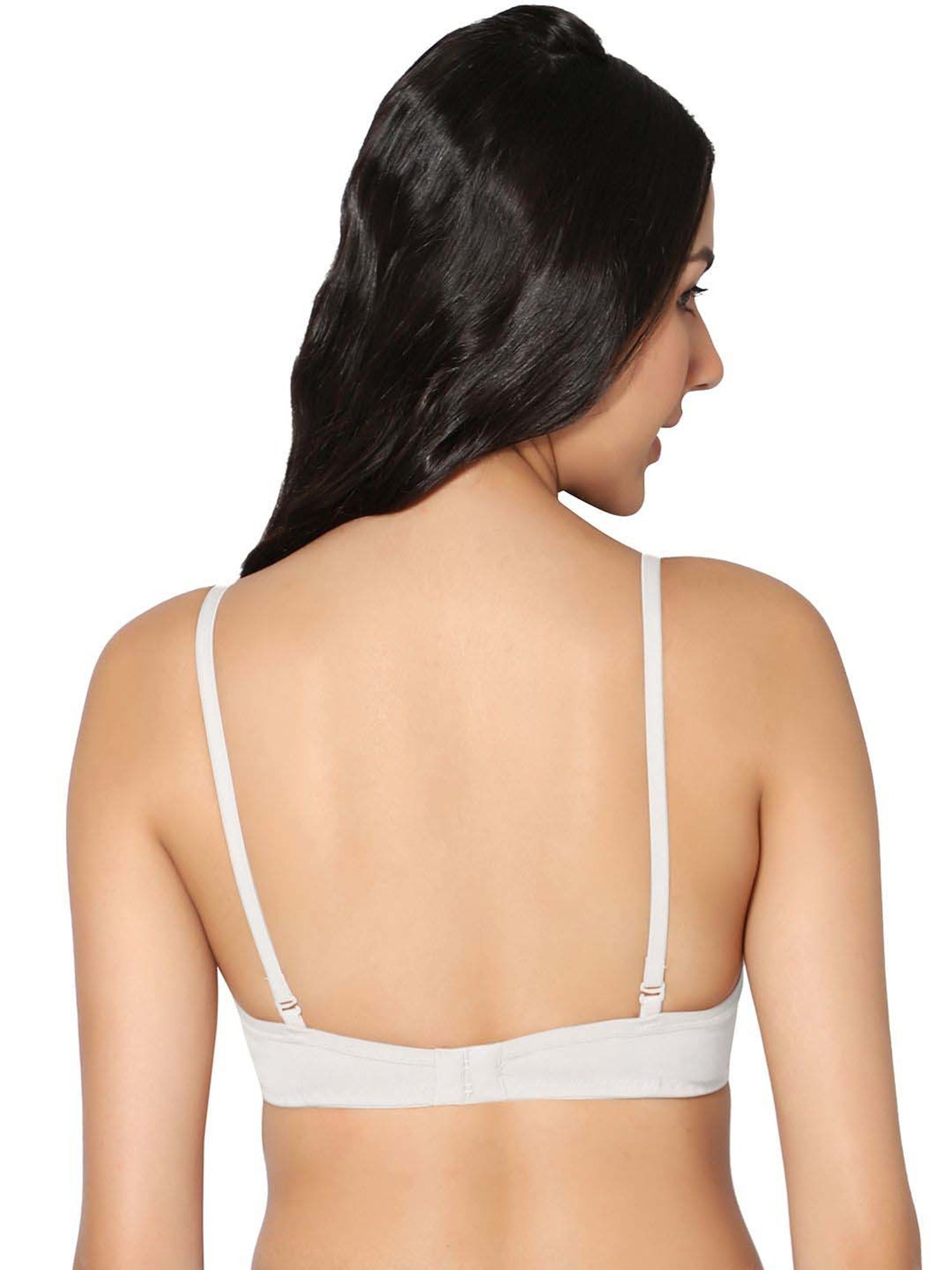 IN CARE White & Pink Cotton T-Shirt Bras - Pack Of 2