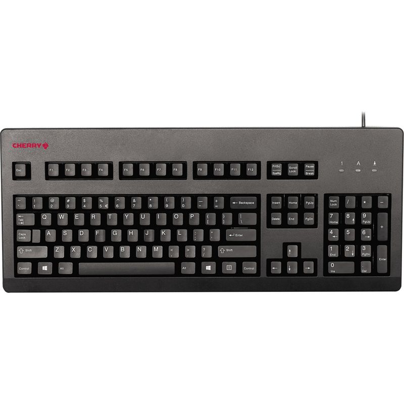 CHERRY G80-3494 MX Silent Keyboard - Cable Connectivity - USB 2.0 Interface - 104 Key - International, English (US)
