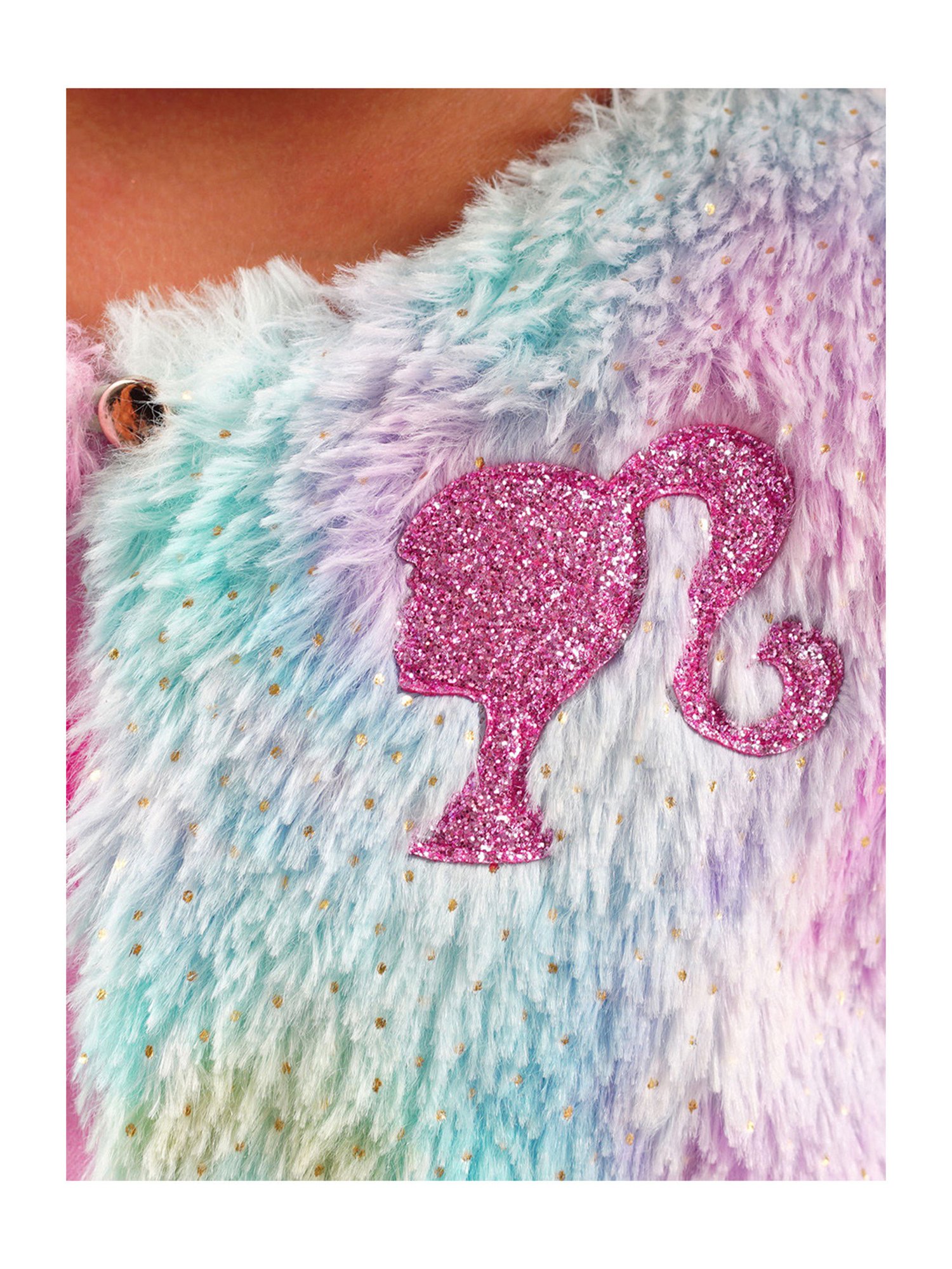 Lil Drama Kids Multicolor Embellished Full Sleeves Shrug