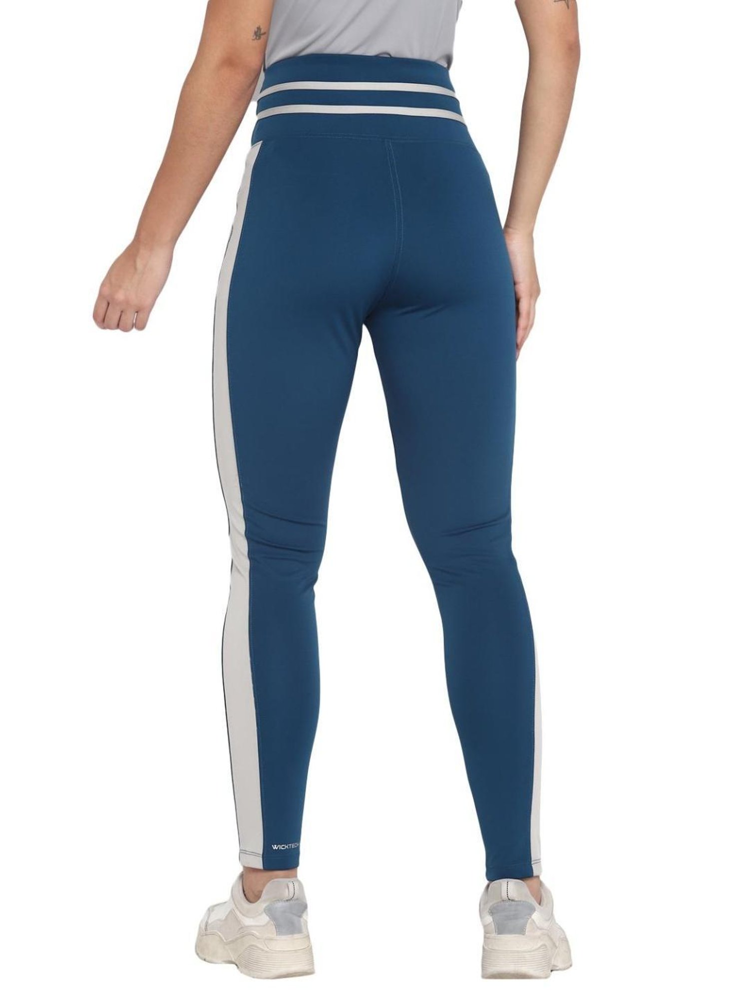 OFF LIMITS Blue Color Blocked Tights