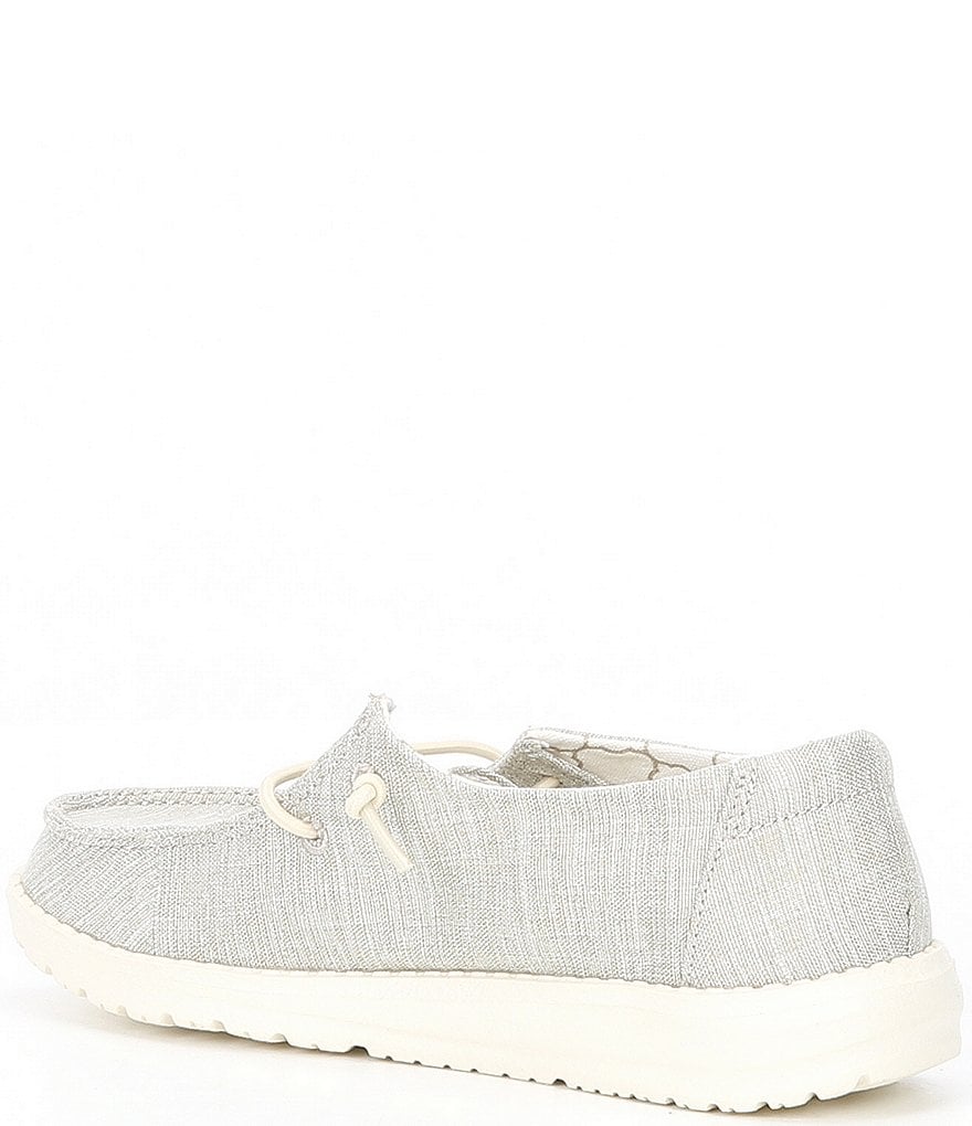 Hey Dude Girls' Wendy Linen Washable Slip-Ons (Toddler)