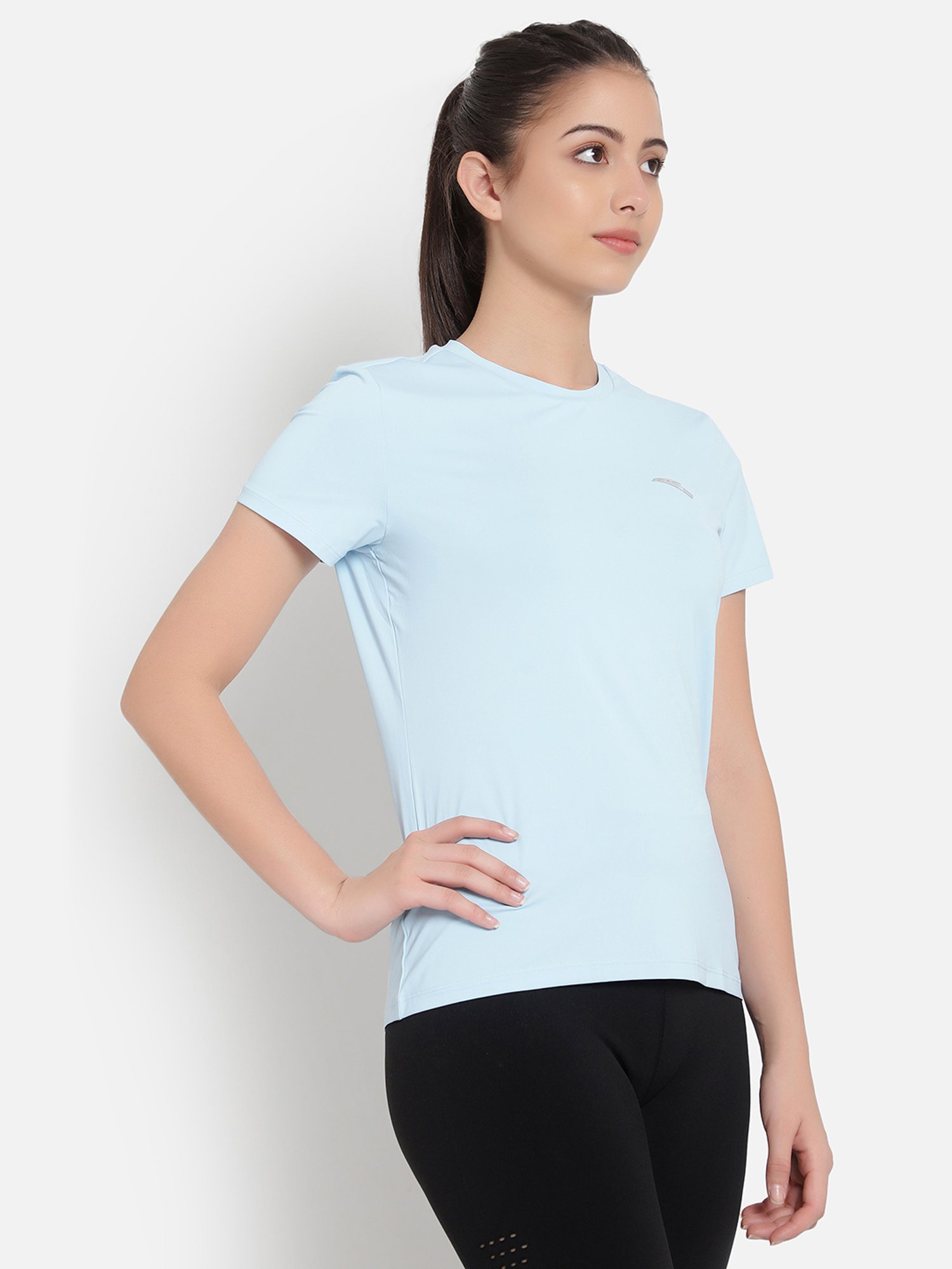 Anta Blue Regular Fit Sports T-Shirt