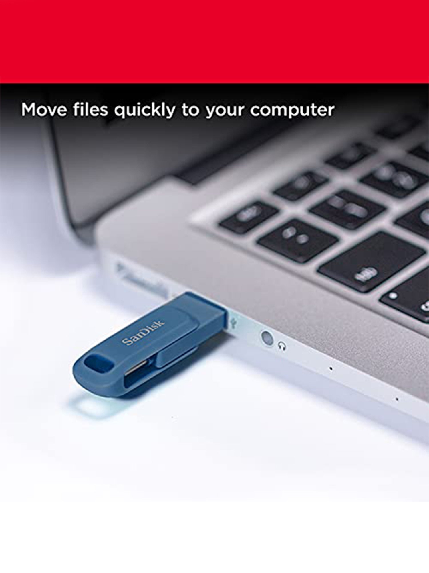 SanDisk Ultra Dual Drive Go USB Type C Pendrive for Mobile, 256GB (Navy Blue)