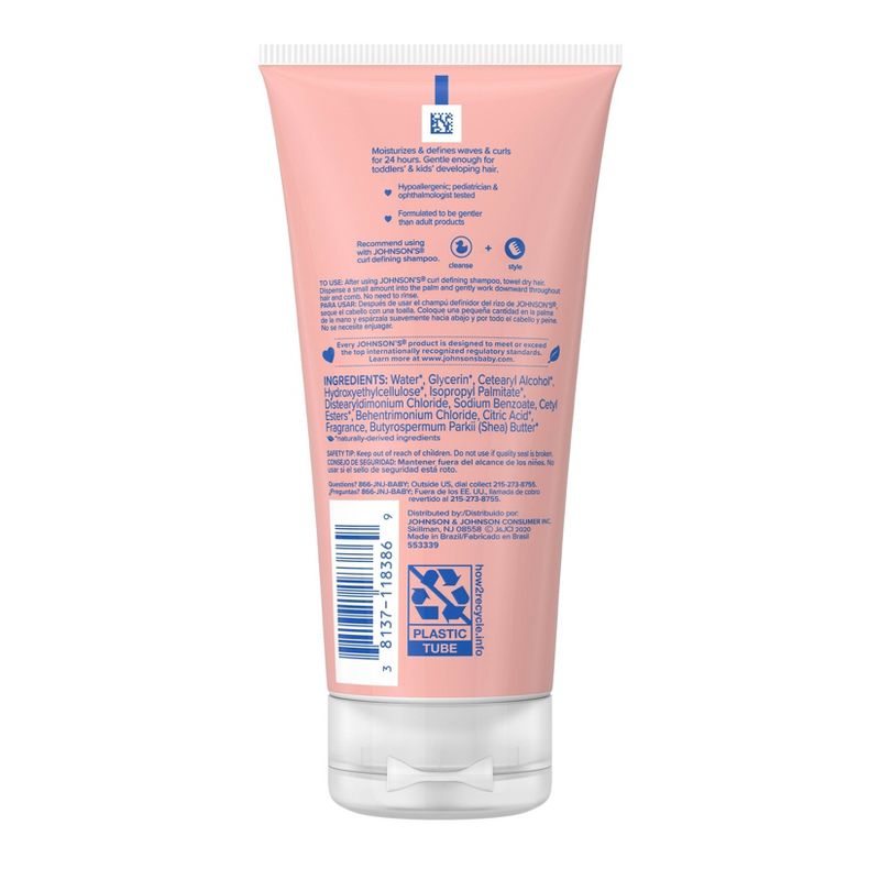 Johnson's Kids Curl Defining Leave In Conditioner - 6.8 fl oz