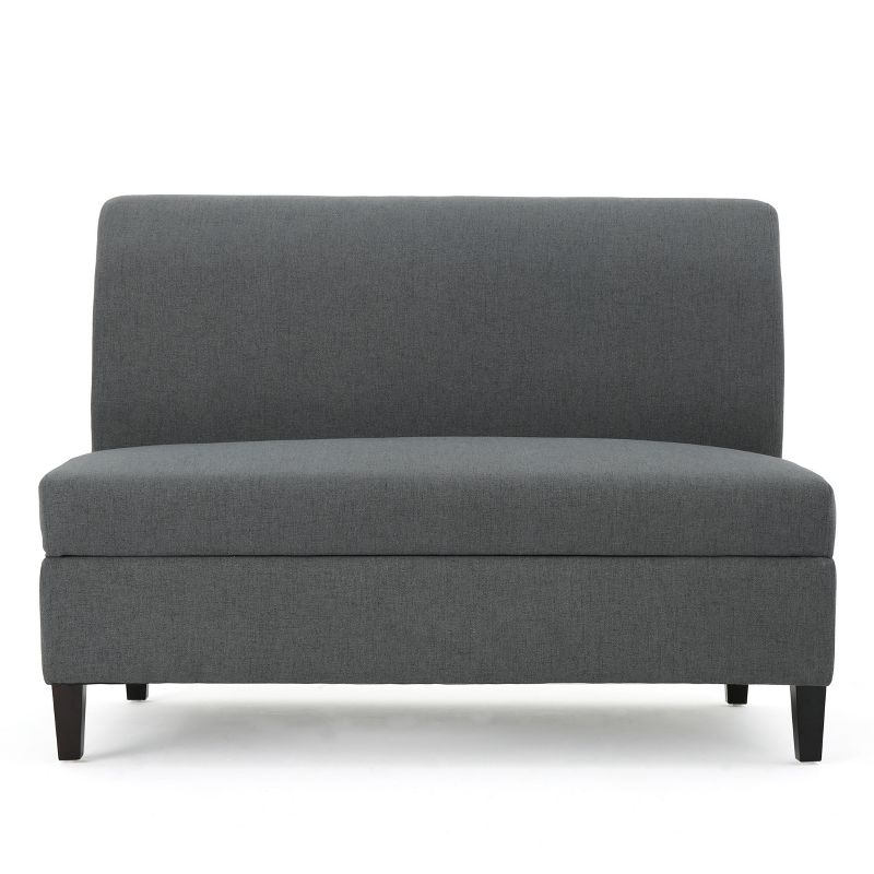 Tovah Storage Loveseat Charcoal - Christopher Knight Home