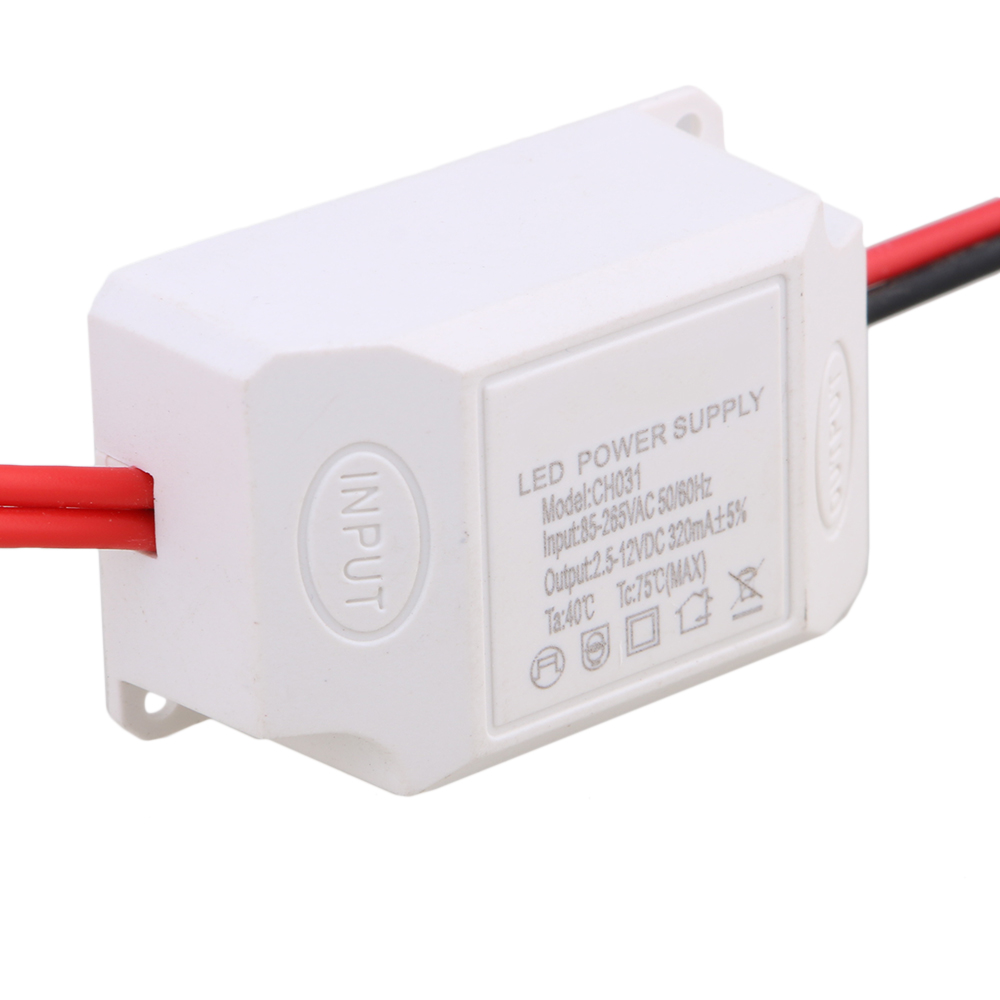 Ceiling light LED Power Driver Electronic Transformer AC85V-265V to DC9-14V 3X1W