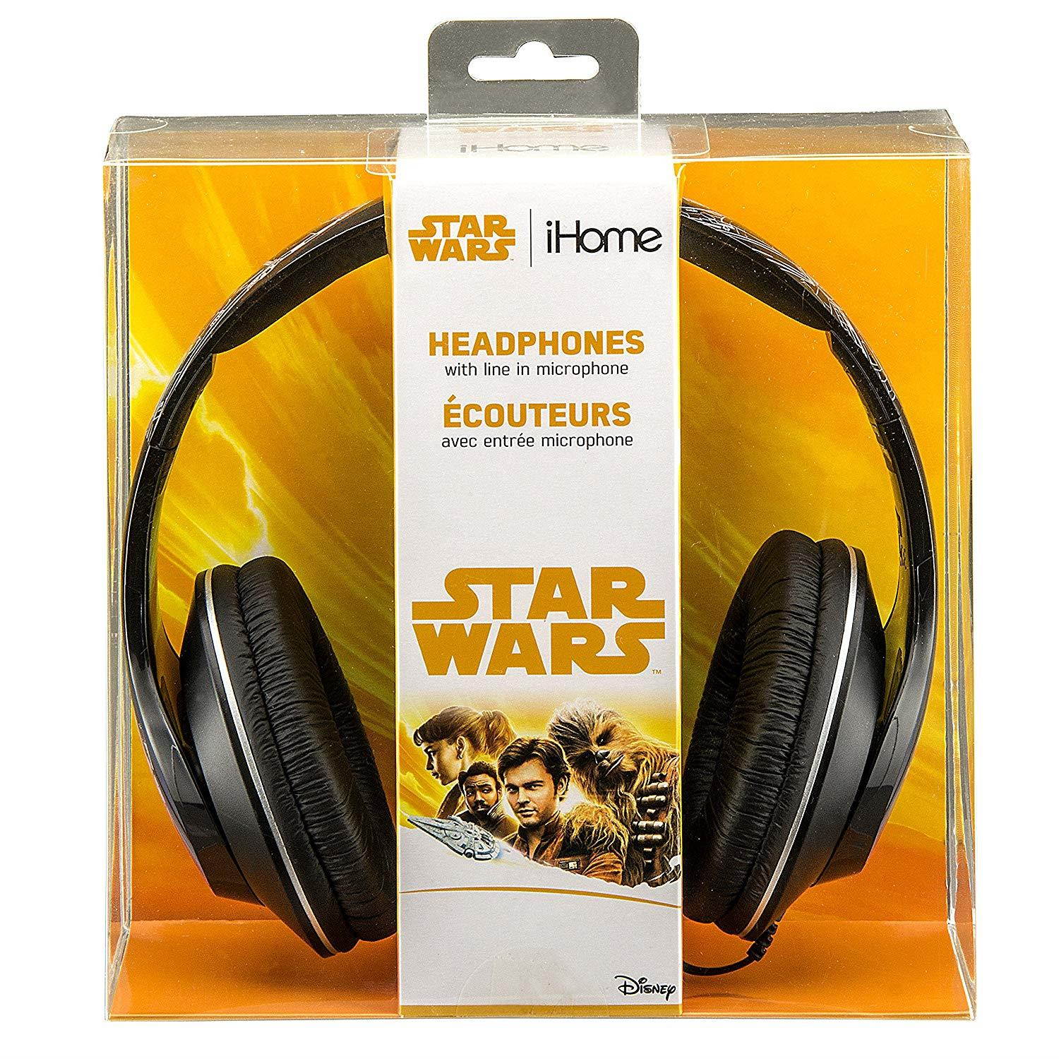 Star Wars Han Solo Movie Millenium Falcon Over the Ear Headphones with Built in Microphone