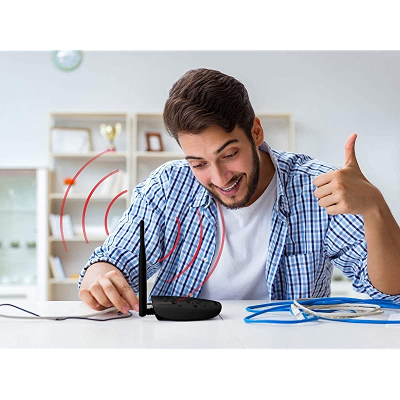 WiFi Antenna 9dbi 24ghz 5ghz 58ghz Dual Band rp SMA Universal Connector for Router pc Desktop USB Adapter pcie Cards IP Camera Drone and ps4 Build Wireless Range Extender