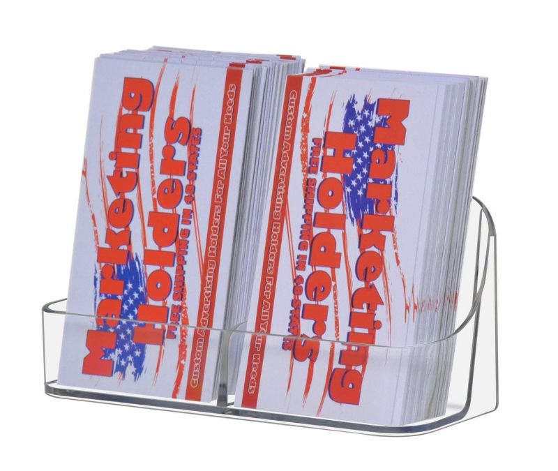 Home Office Desktop Wooden Trapezium Design Storage Romote Control Pen Holder