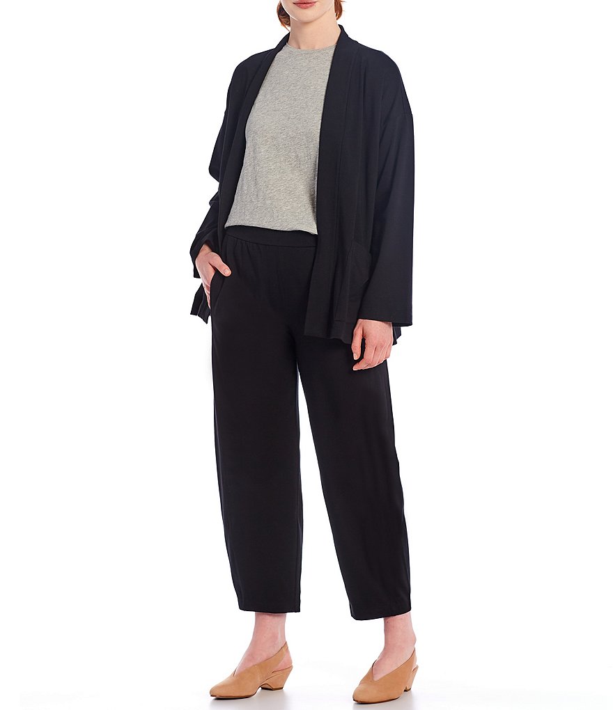 Ali Miles Printed Button Front Floral Wire Neck 3/4 Bell Sleeve Jacket