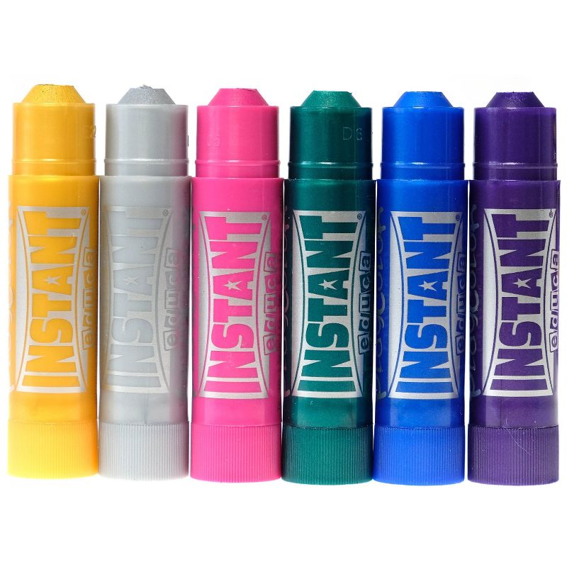 Paint Sticks Metallic 6ct - Playcolor