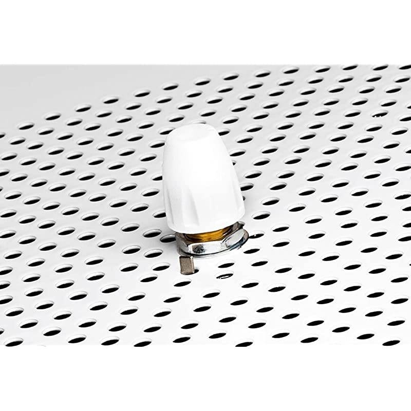 8" Commercial 70V Ceiling Speaker w/Front Volume Control Knob Single White C1090