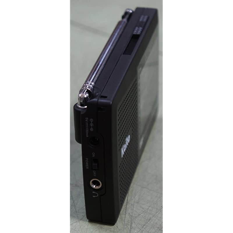 KA321 PocketSize 10Band AMFM Shortwave Radio with DSP Digital Signal Processing Black