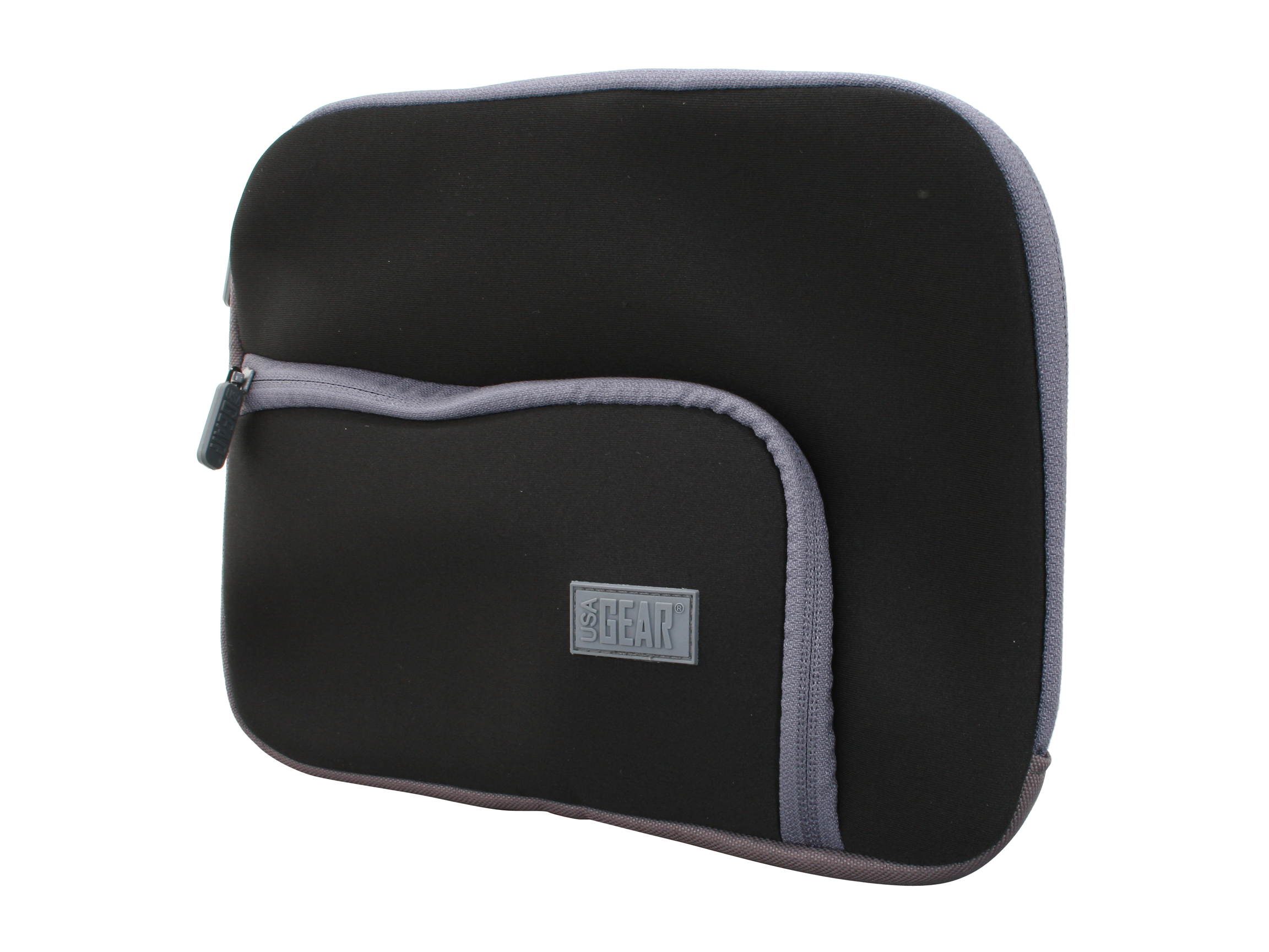 USA GEAR Protective Neoprene Tablet Sleeve with Zipper Pocket, Scratch-Resistant Lining & Slim Design - Works with WACOM Intuous Pen & Touch Medium, Bamboo Pen Touch, Fun Small & More!