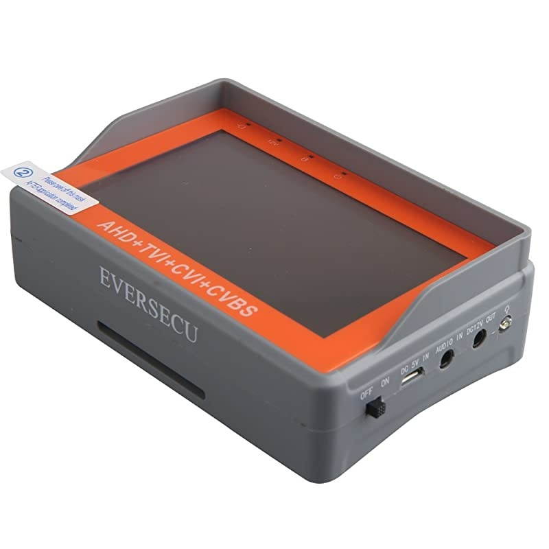 4 in 1 CCTV Tester Support 720P1080P3mp4mp5mp AHD TVI CVI amp CVBS Analog Camera Security Video Monitor with 43 inch LCD Screen DC12V 1A Power Output UTP Cable Tester PTZ Control