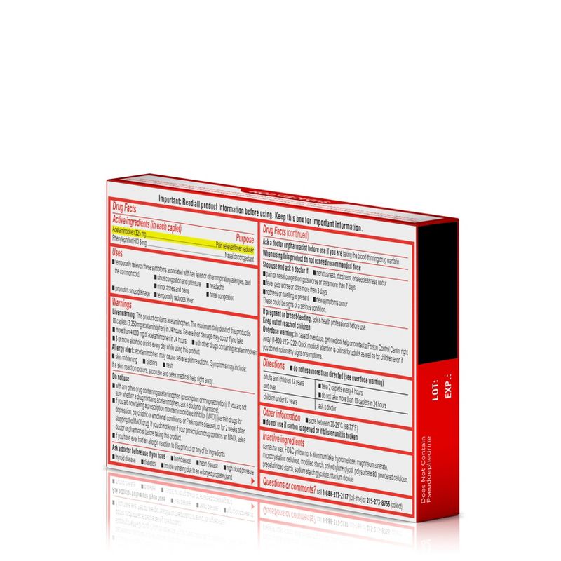 Sudafed PE Pressure + Pain Caplets - 24ct