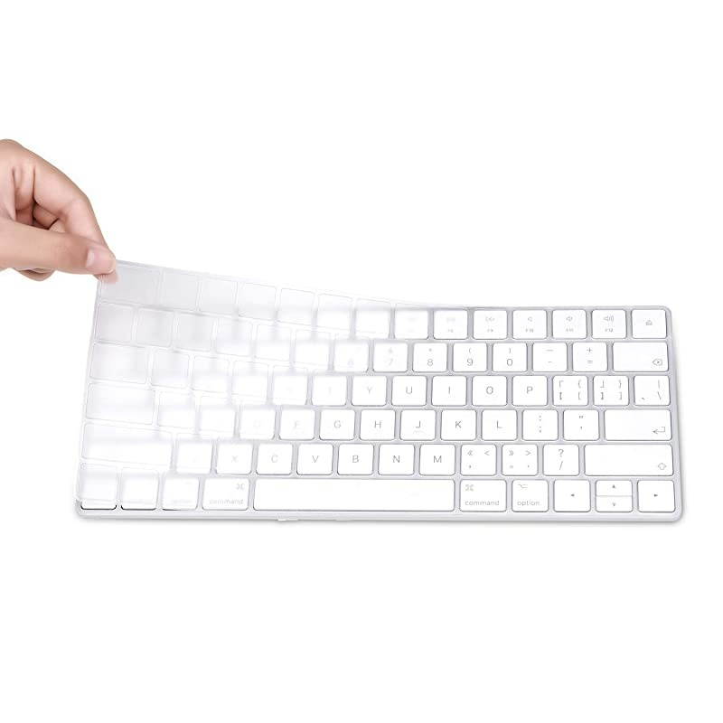 Magic Keyboard Cover Skin Protector Fit for Apple iMac Magic Keyboard MLA22LLA A1644 Clear TPU