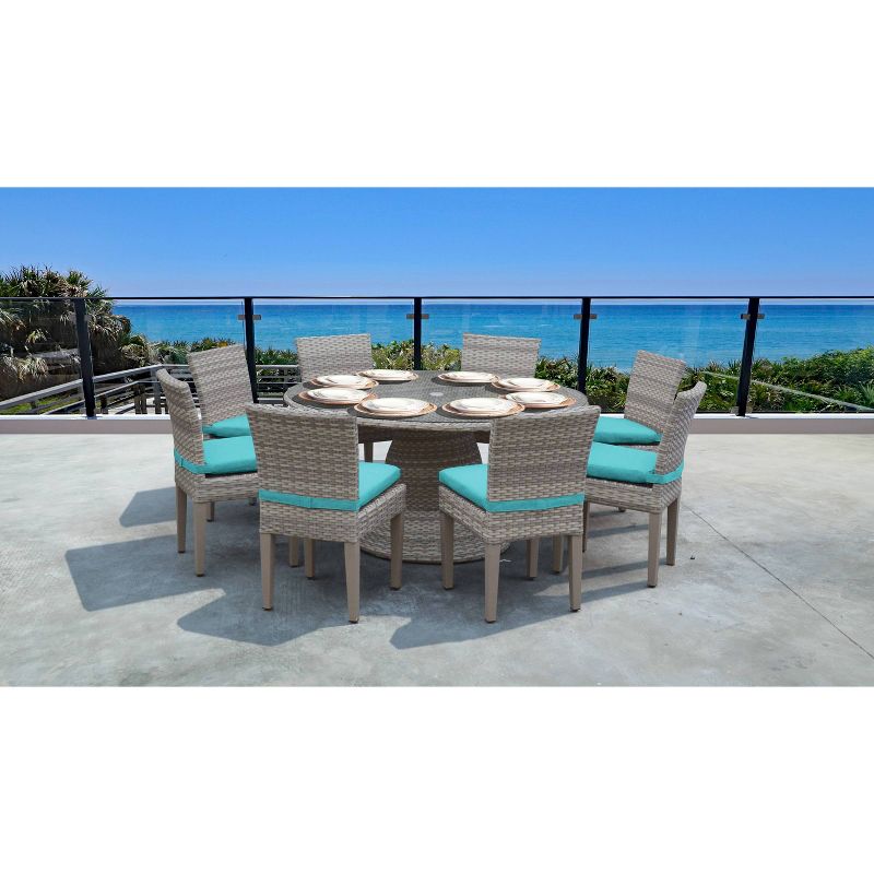 Fairmont 9pc Patio Dining Set - Aruba - TK Classics