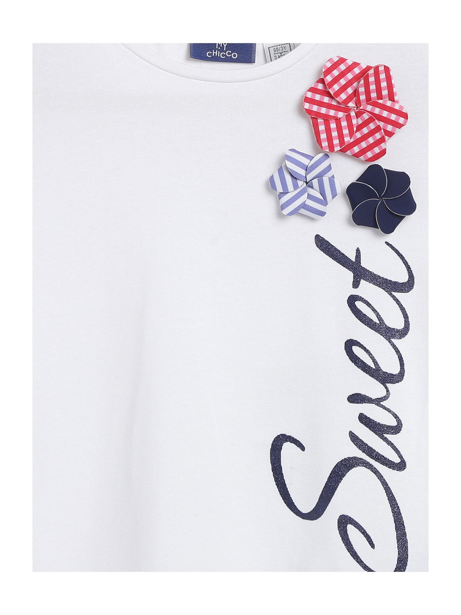 Chicco Kids White Printed Top