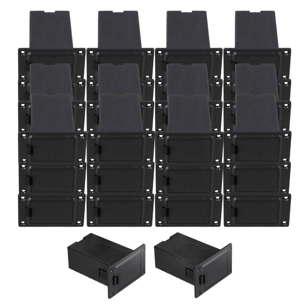 BQLZR 50 x ABS 9V Battery Holder/Case/Box for Guitar&Bass Pick Up