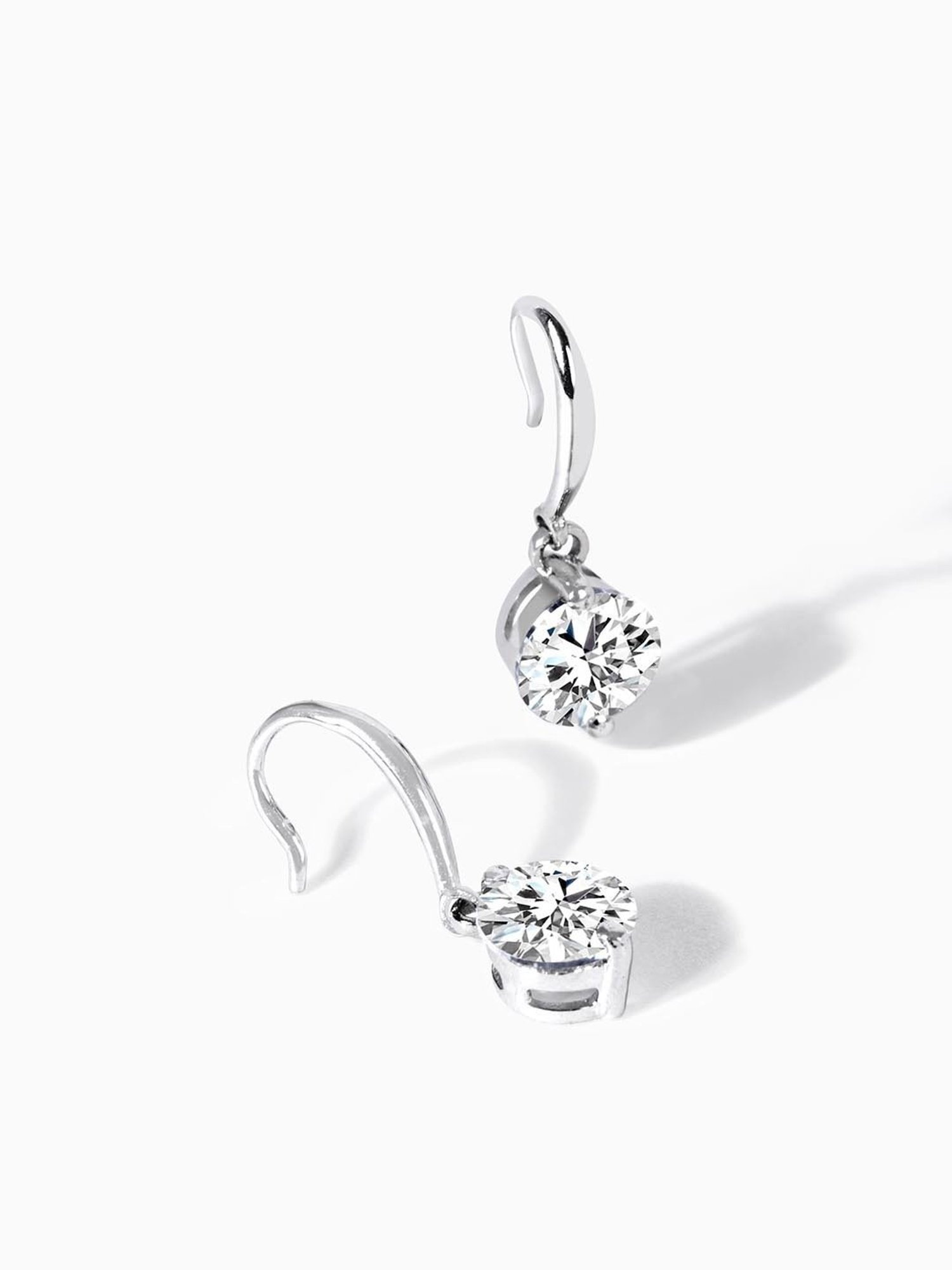 March by FableStreet Sterling Silver Slide-On Earrings for Women