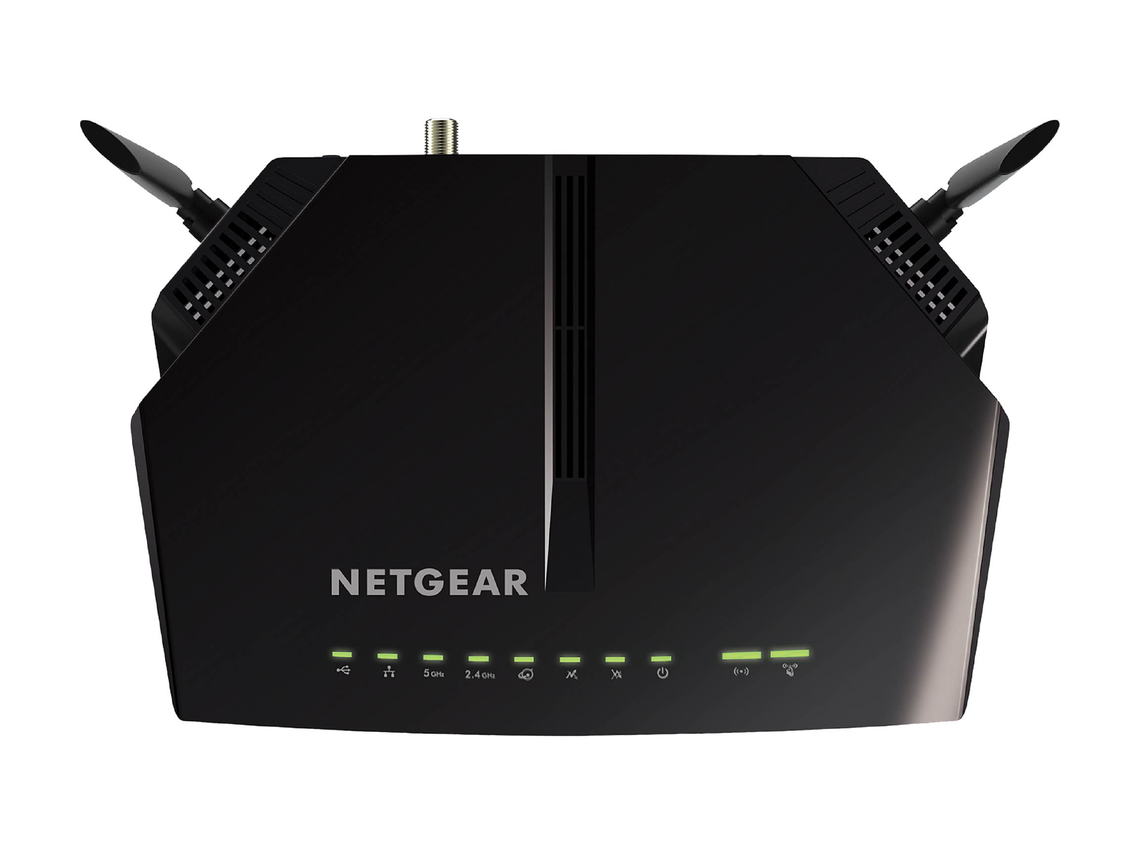 Orbi Whole Home AC2200 Tri-band Wi-Fi System Come with an Orbi Router with a Built-in Cable Modem and a Satellite (CBK40)