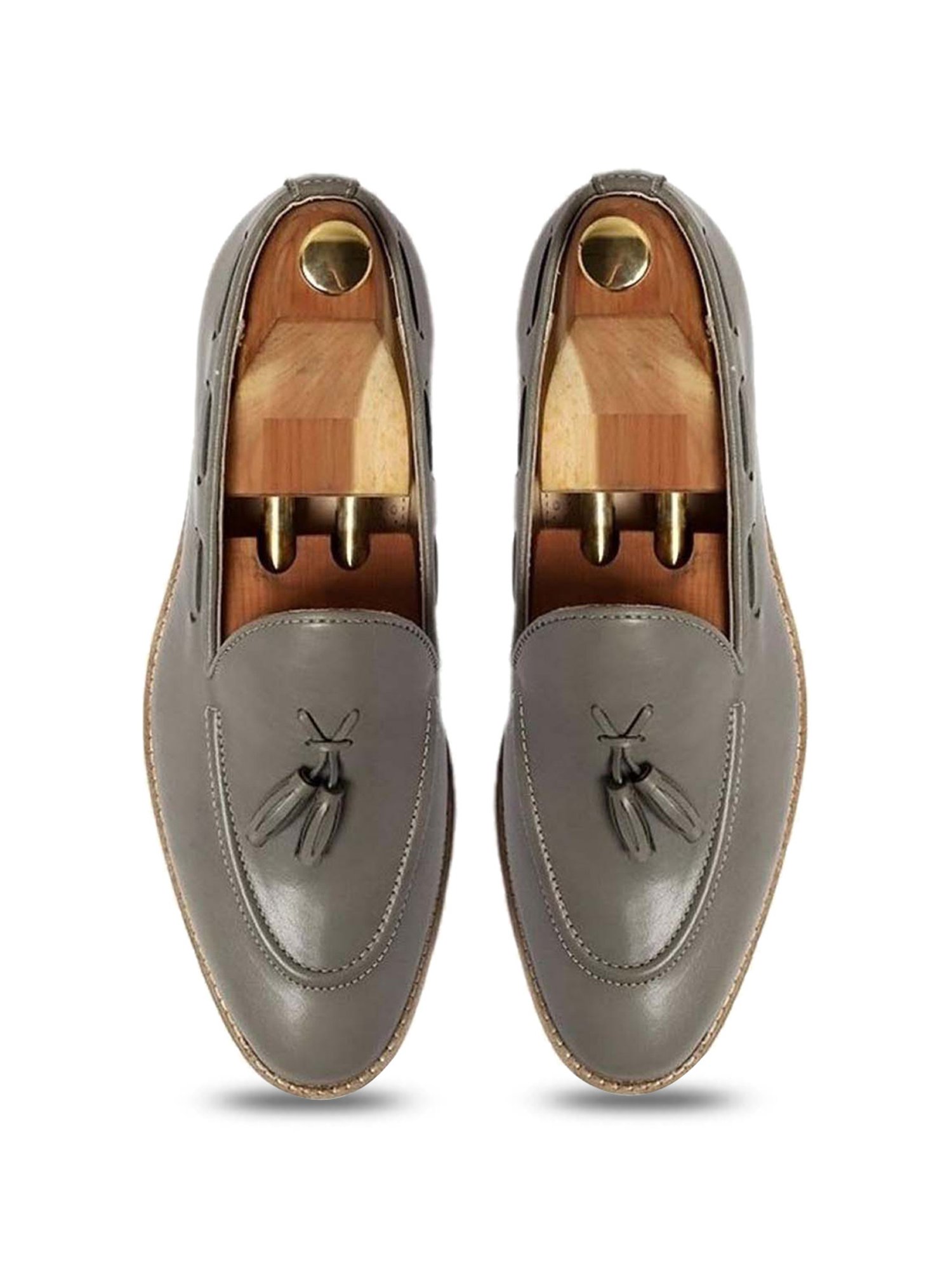 Griffin Men's Grey Casual Mocassins