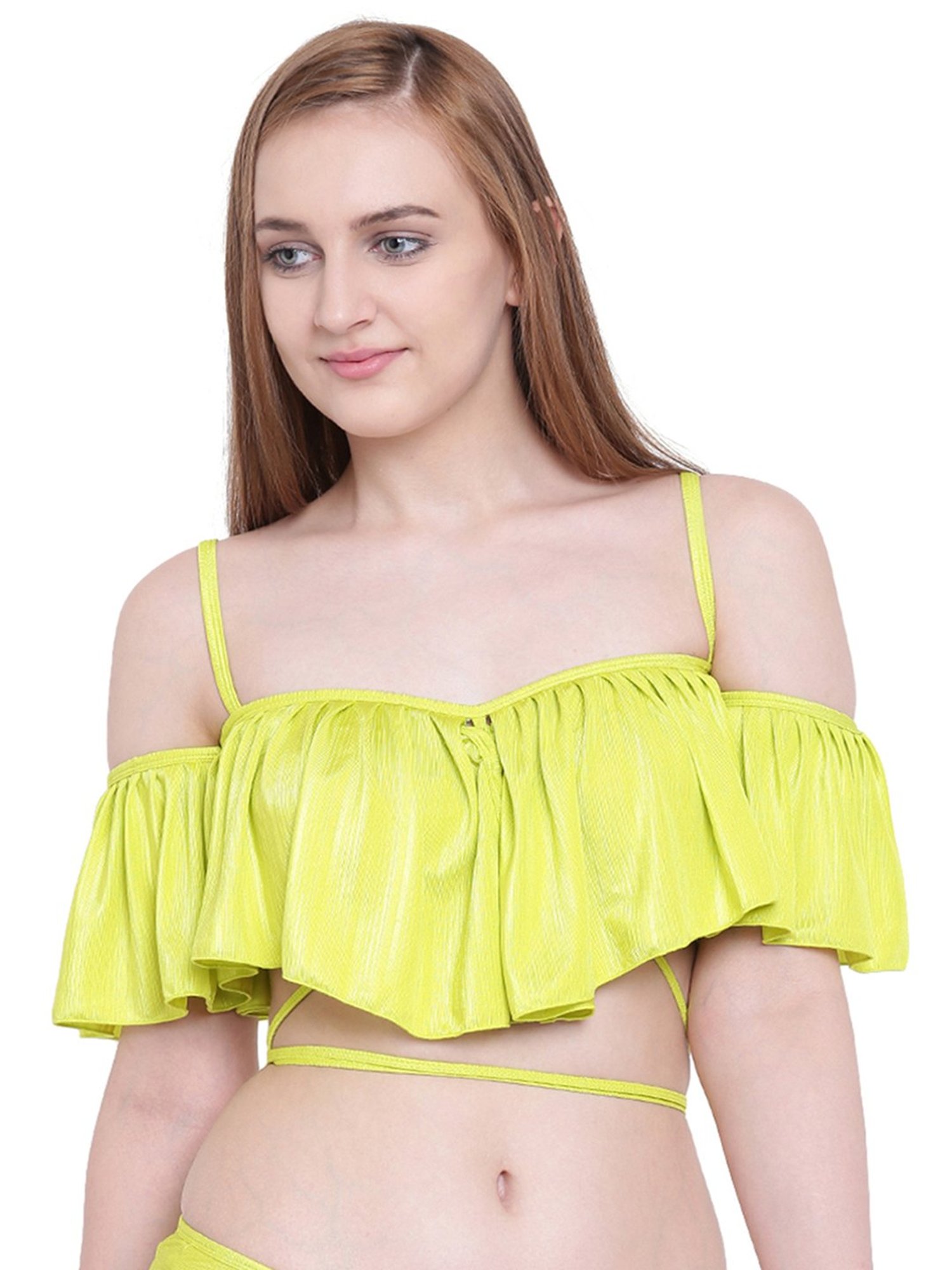 La Intimo Yellow Non Wired Non Padded Bralette