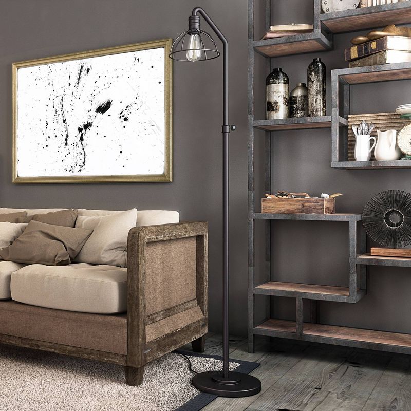 Gaius Floor Lamp Burnished Bronze (Includes Light Bulb) - Lite Source