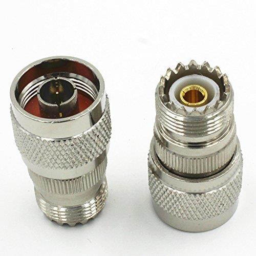 1* new n type male plug to uhf pl259 female so239 adapter connector high quality quick ship from us