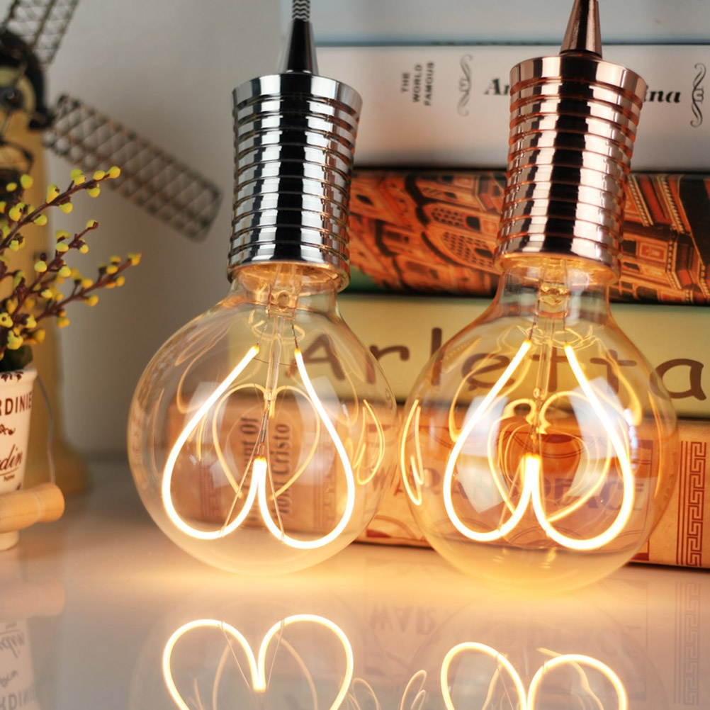 LED Dimmable Vintage Godlen Glass Cover Bulbs 220-240V 4W LED Light Bulbs Warm Incandescent Equivalent E27 LED Filament Light Bulbs for Home Hotel Store Light Fixtures (Warm White)