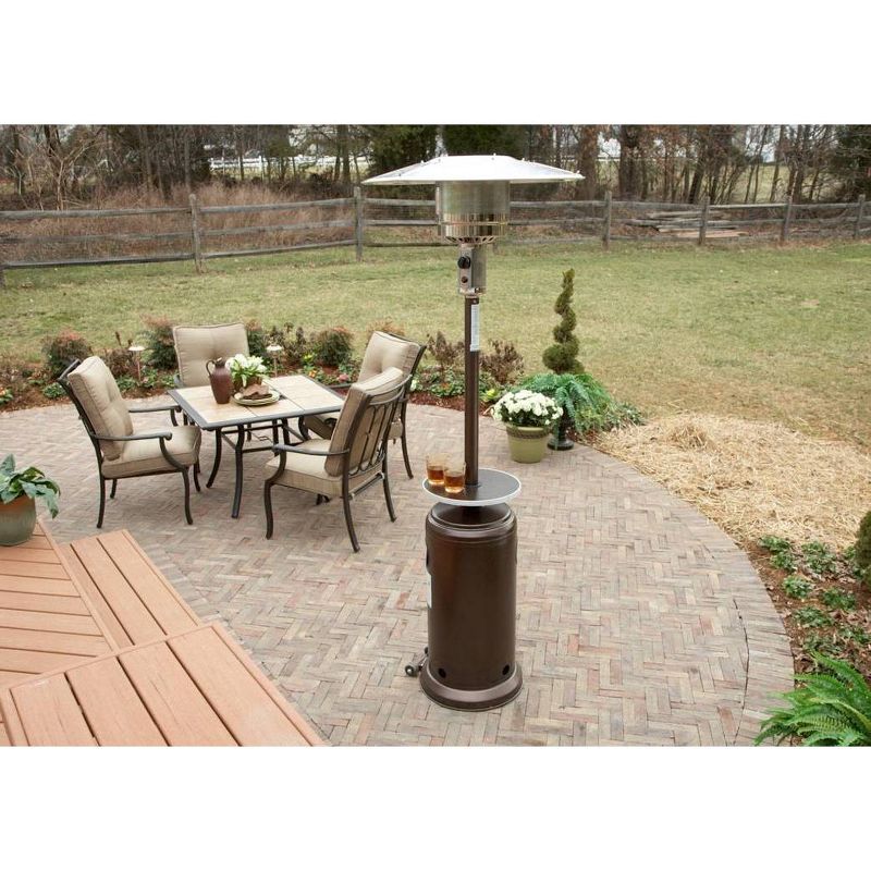Outdoor Patio Heater Hammered Silver - AZ Patio Heaters