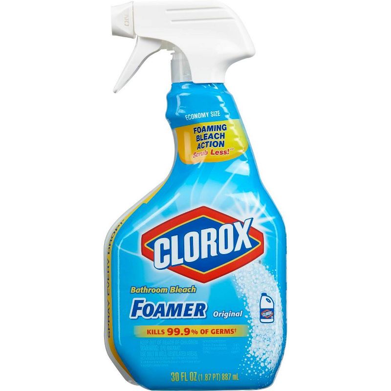 Clorox Bathroom Foamer with Bleach Spray Bottle Original - 30oz