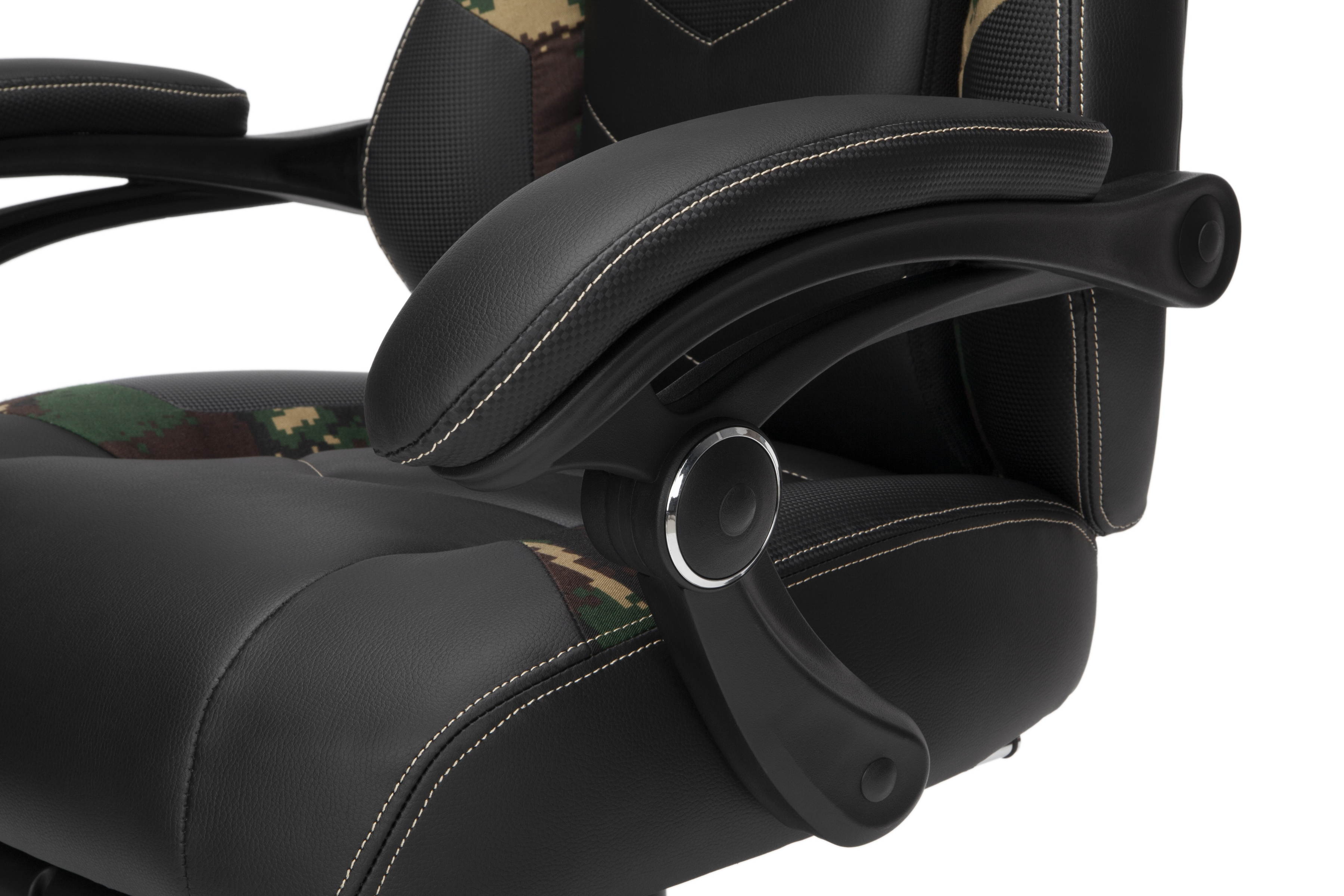 RESPAWN 110 Pro Racing Style Gaming Chair, Reclining Ergonomic Chair with Built-in Footrest, in Forest Camo (RSP-110V2-FST)