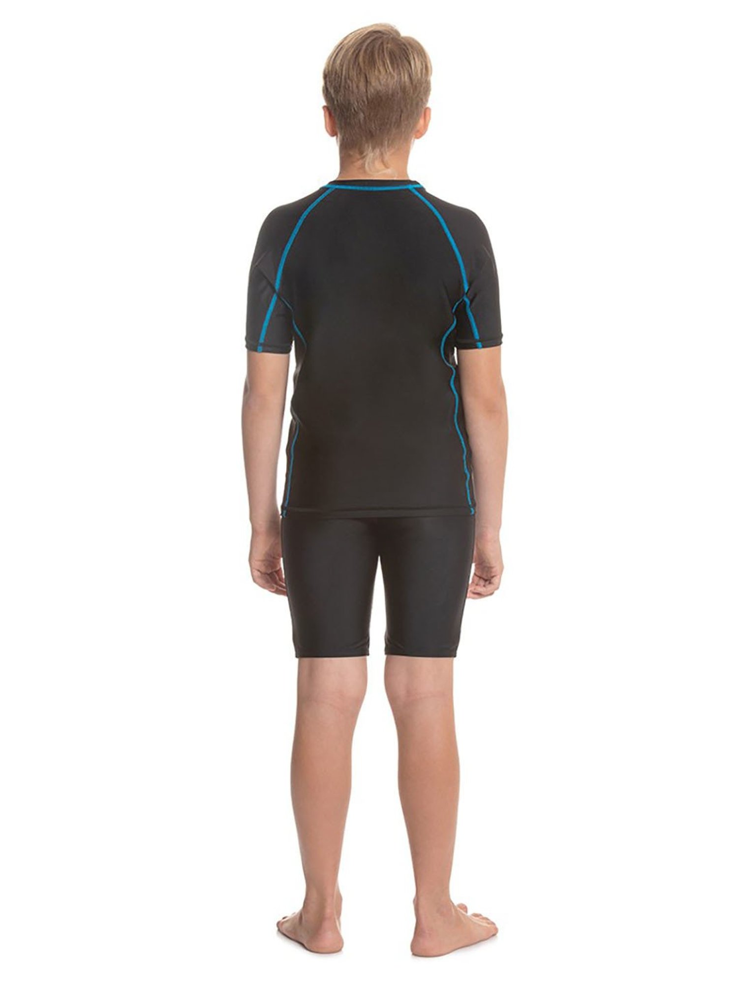 Speedo Kids Black Solid Swimsuit