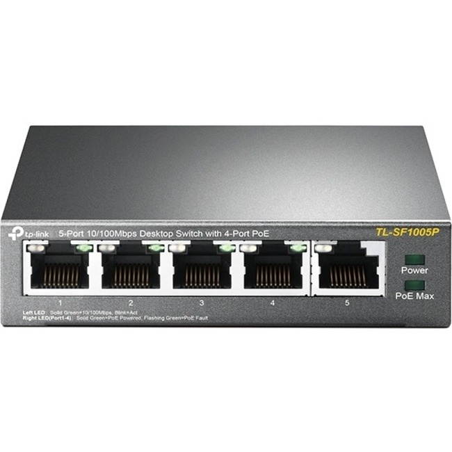 TP-LINK USA CORPORATION TL-SF1005P 5-PORT DESKTOP SWITCH WITH 4-PORT POE