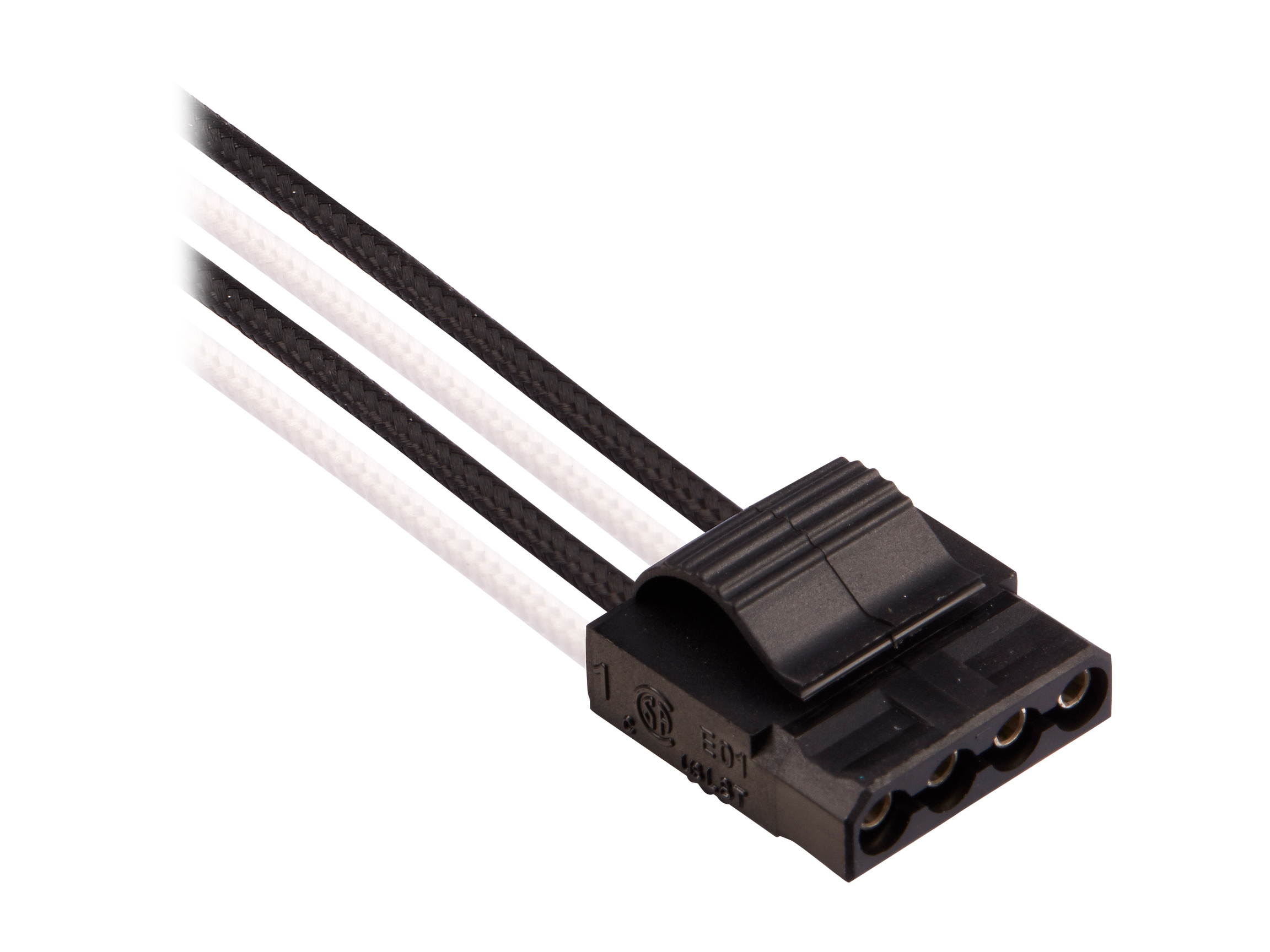 Micro Connectors 30cm Addressable RGB (ARGB) 1 to 4 Splitter Cable with/5 Male Pins (F04-04ARGB-30)