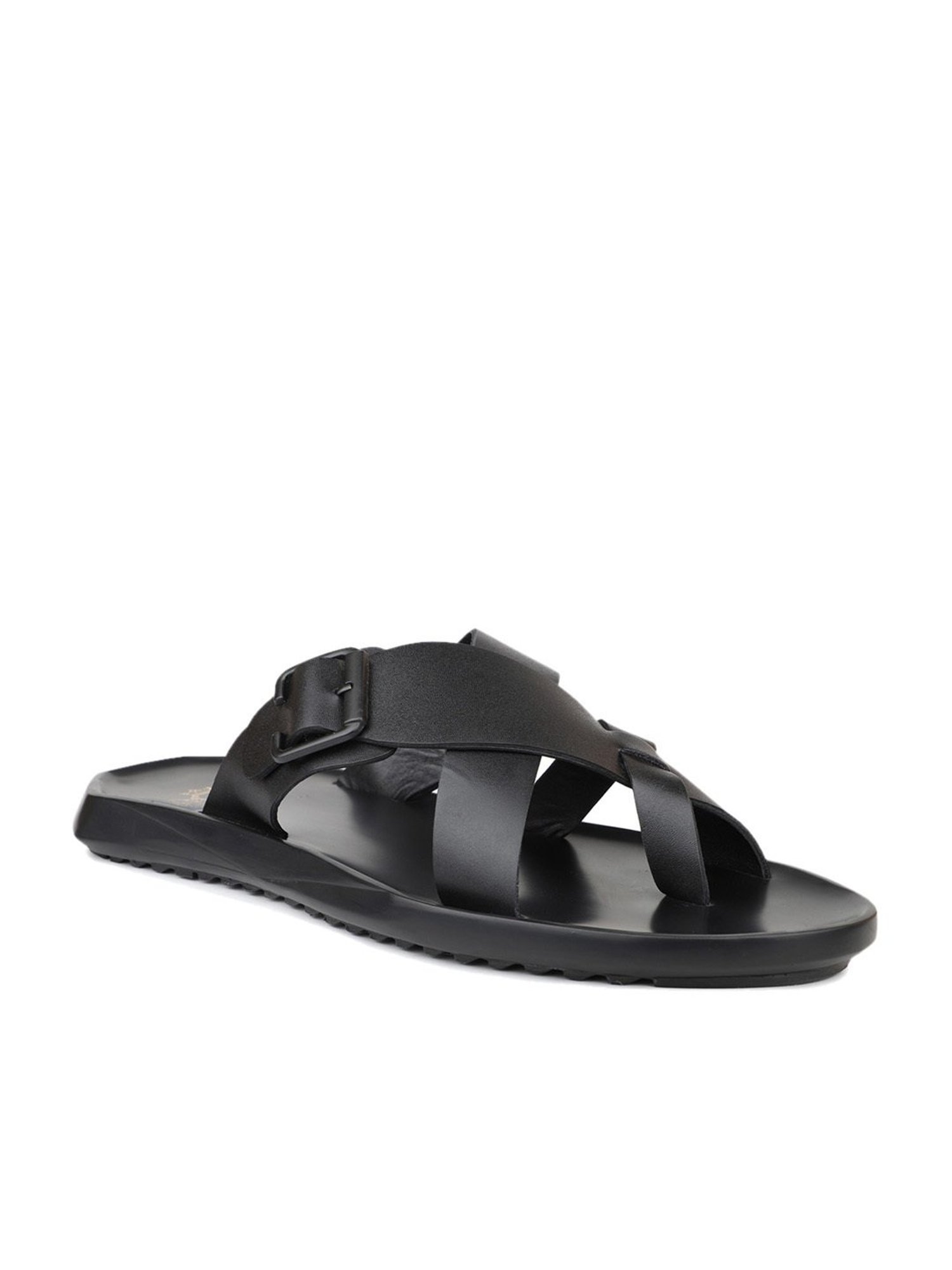 Atesber by Inc.5 Men's Black Toe Ring Sandals