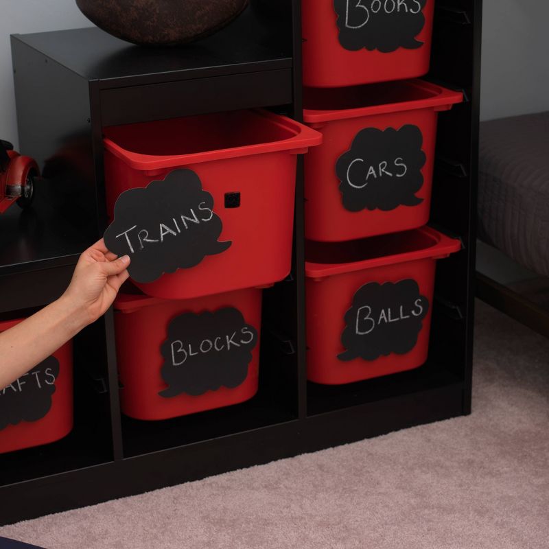 VELCRO 7/8" Sticky Back Squares Adhesives Black