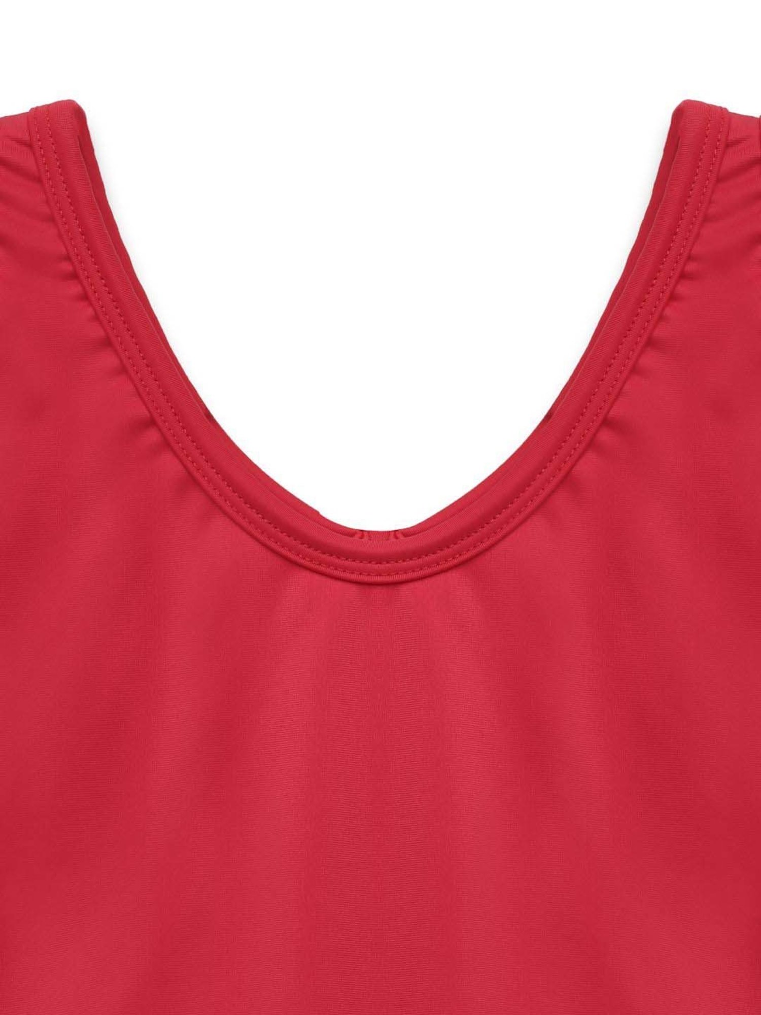 Cukoo Kids Red Printed Swimsuit