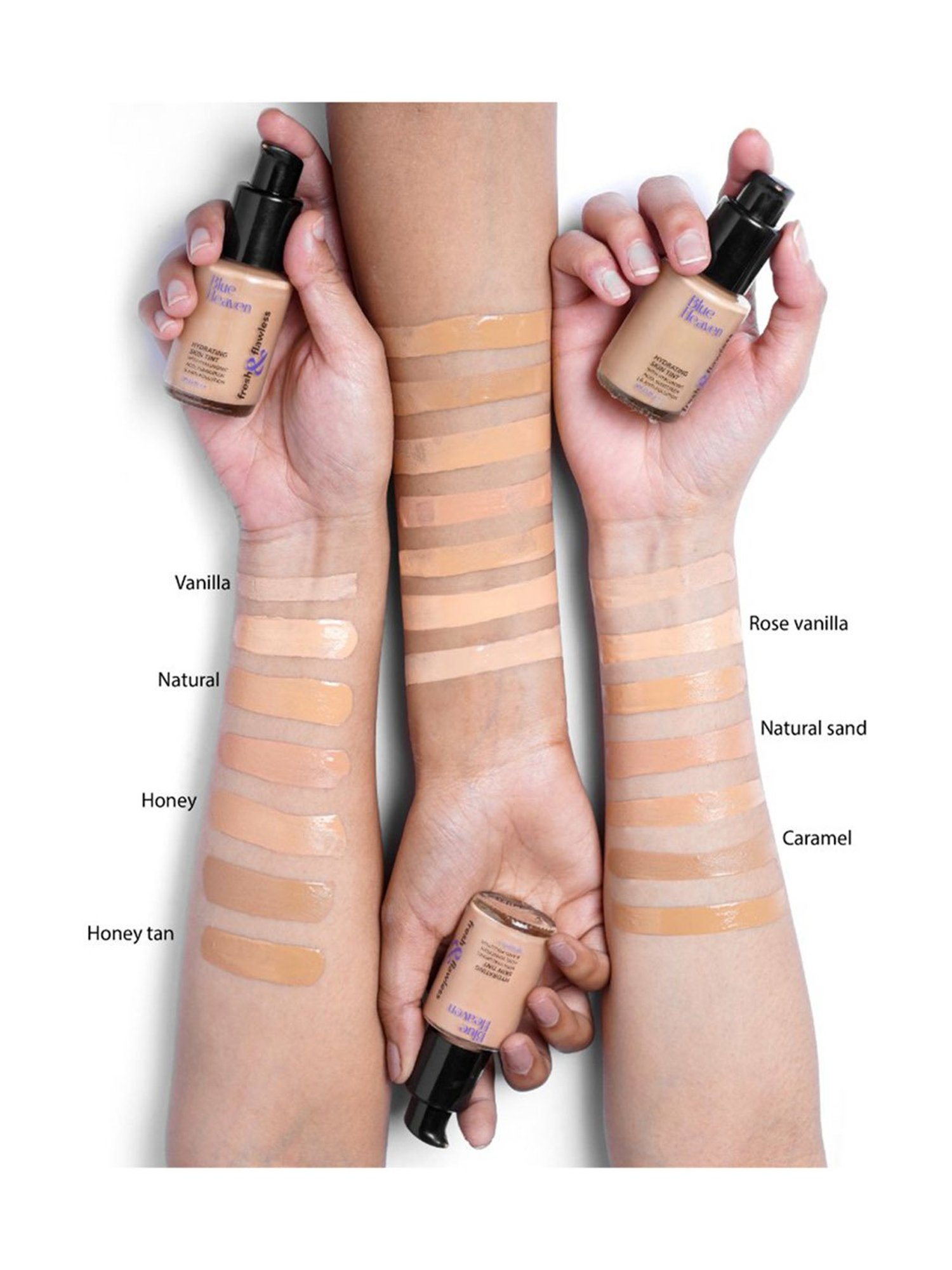 Blue Heaven Fresh & Flawless Hydrating Skin Tint Natural Sand - 28 ml