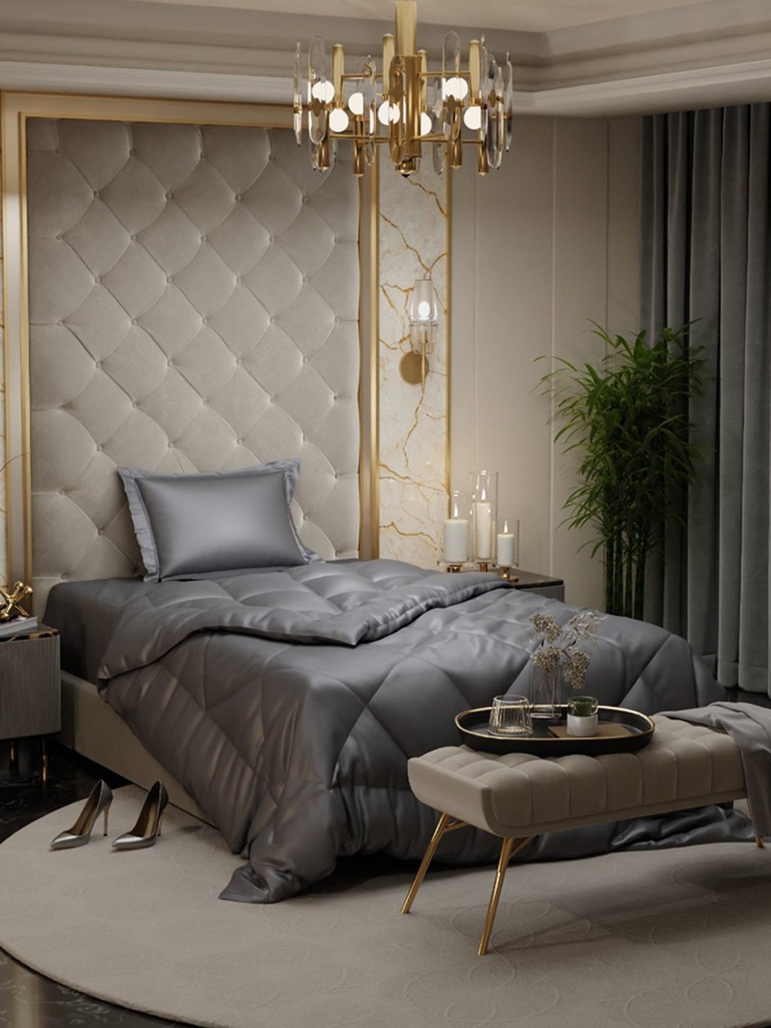 Stoa Paris Day Night Collection Twilight Embrace Polyester 150 GSM Comforter