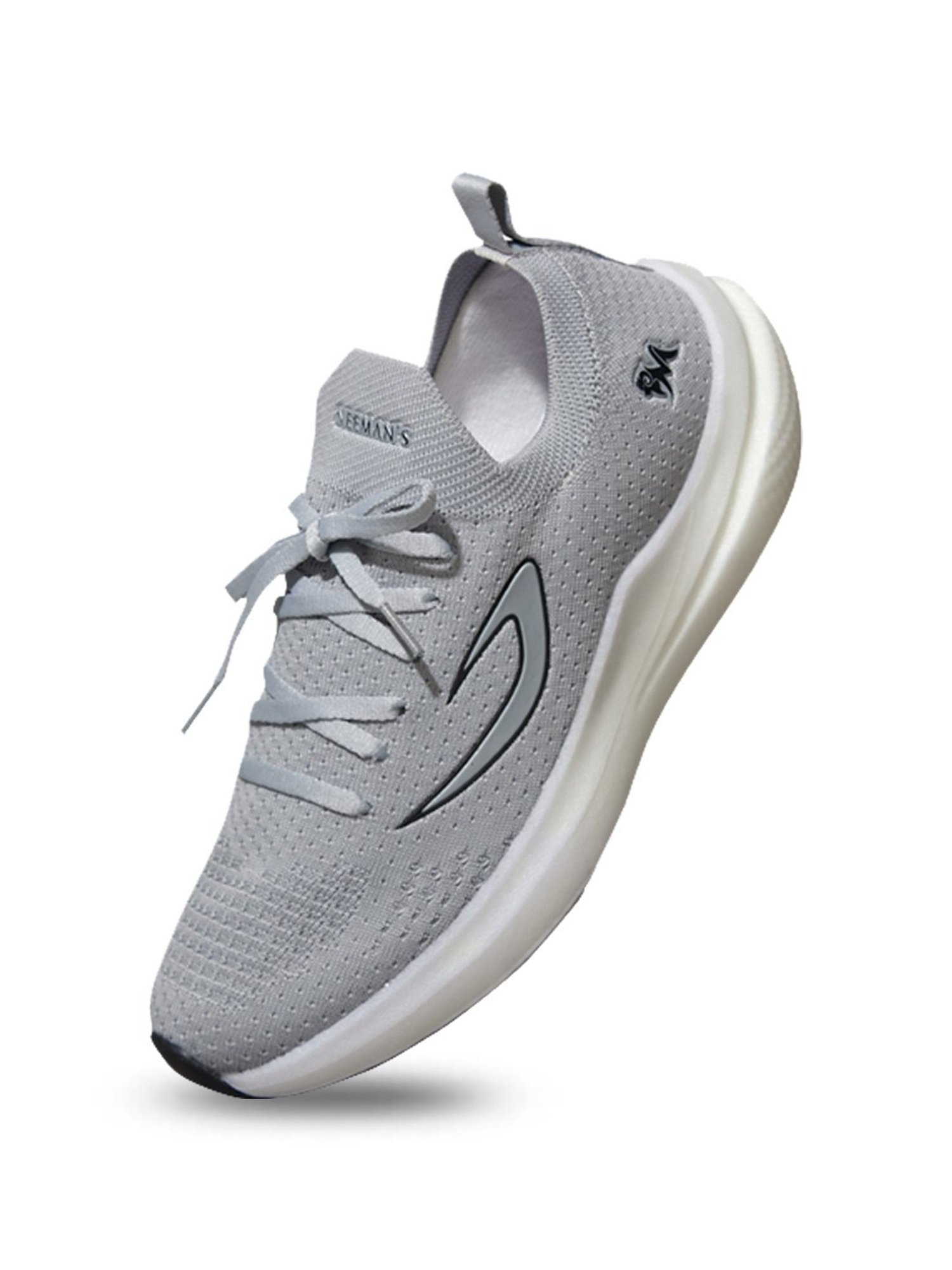 Neemans Men's Whoosh Lite Grey Running Shoes