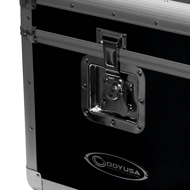 Odyssey KROM Transport Case for 70, 12 Inch Vinyl Records, Black (2 Pack)