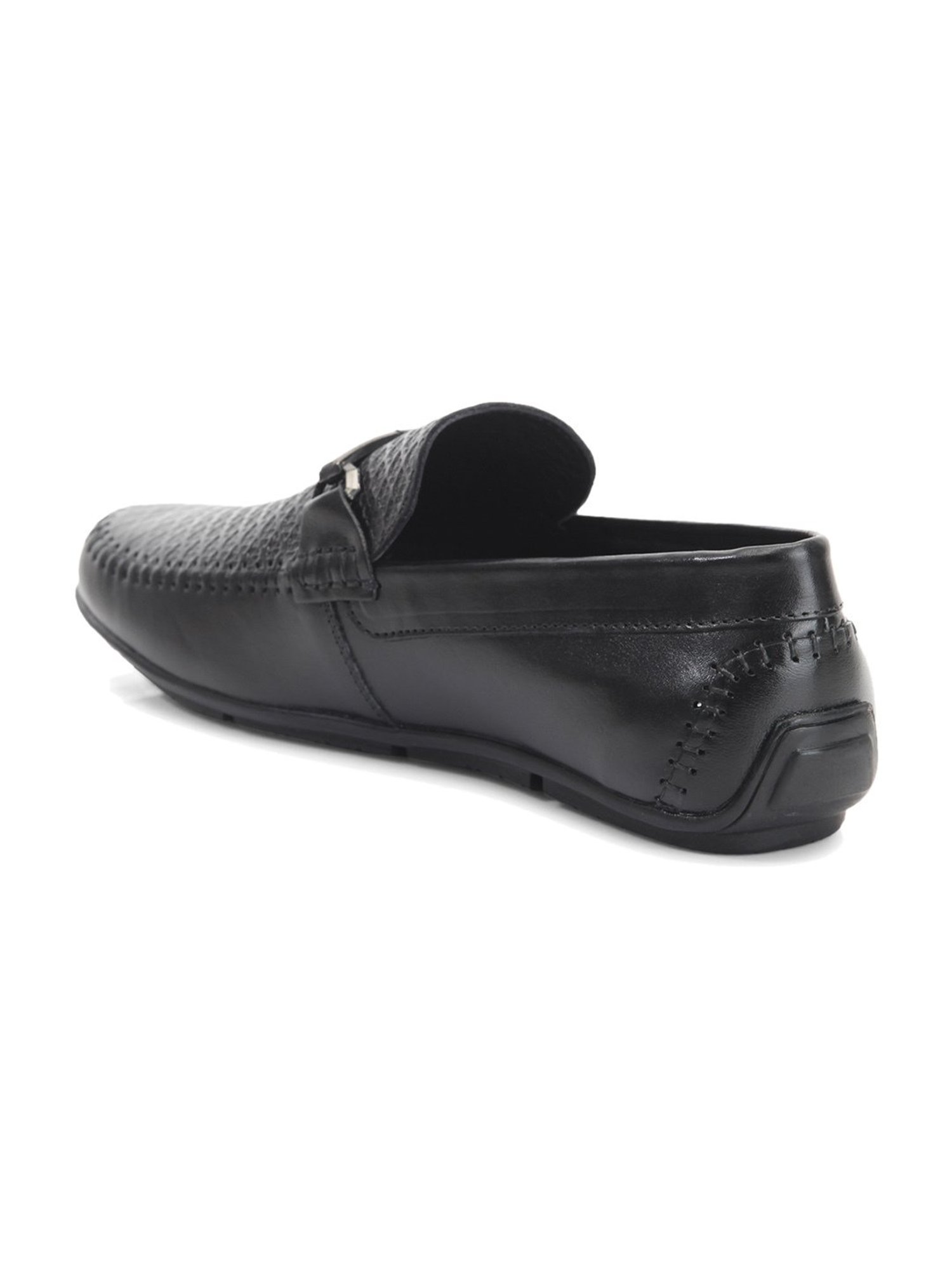 ID Men's Black Casual Loafers