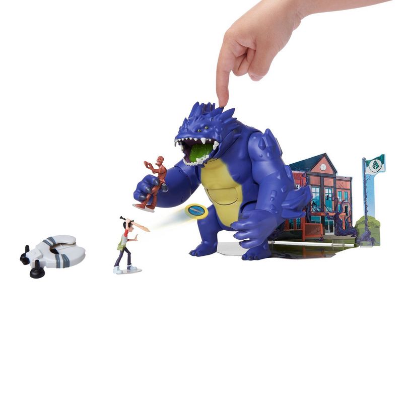 The Last Kids on Earth Chompin' Blarg 9" Action Figure Playset with Jack and Zombie Action Figures
