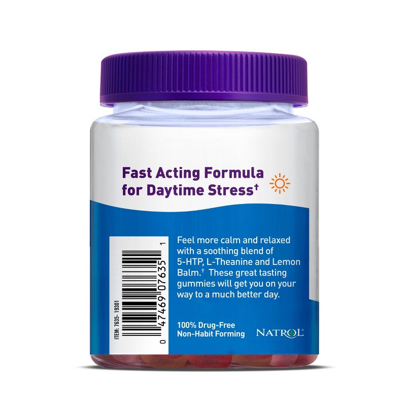 Natrol Relaxia Day Calm Mood & Stress Gummies - Fruit Punch - 60ct
