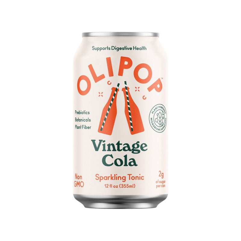OLIPOP Vintage Cola Sparkling Tonic - 12 fl oz